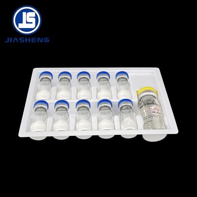 China 10ml Medicine White Plastic Ampoule Vial Medicine Packaging Tray for sale