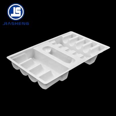 China Disposable Eco-friendly Customize Plastic Disposable Blister Medical Packaging Tray For Vial Ampoule for sale