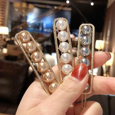 China 2019 New Arrival Fashion Pearl Hair Clip Women Hair Clip Girls Hairpins Barrette Headwear Hair Clip Hair Accessories for sale