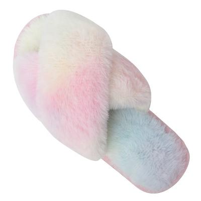 China Cushioning 2022 Korean version of Autumn Fur Warm Slippers Female spring winter new arrival of the new plush summer for sale