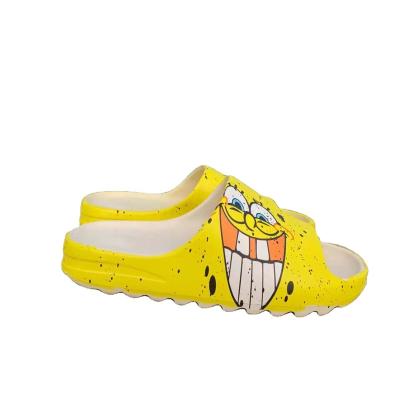 China Cushioning Summer Lovely Cartoon Size Couples EVA Coconut Non-Slip Slippers Outdoor Home Bathroom for sale