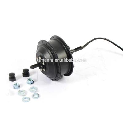 China 36V48V250W Ebike Brushless Gearless Front Rear Brake Motor Hub Motor Black V Disc For 100mm/135mm Cables Front Waterproof Rear for sale