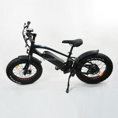 China Aluminum Alloy High Power FAT EBIKE 36V 500W Fat Tire Fat Snow Bike 20IN Electric Bicycle FAT Ebike for sale