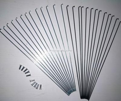 China Factory OEM 12g/13g/14g/15g Size 55-310mm Corrosive Steel High Quality Excellent Resistance Bikek Part Bicycle Spokes And Nipples Manufacturer for sale