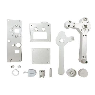 China Plastic construction (PC injection molding parts for sale