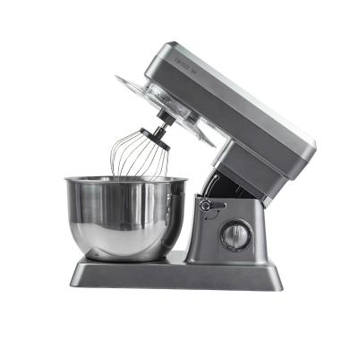 China Plastic Stainless Steel Dough Mixer Super Quality Ejector Knob Beater Small Home Quiet Red Silver Stand Mixer And for sale