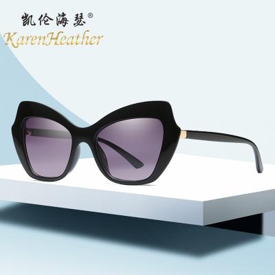 China Promotional Luxury Eagle Eye Sunglass Plastic Female Eye Of Sunglasses Custom Logo Cheap Cat 3 Uv400 Cat Eye Sunglasses Buy Cat From Brand Designer for sale