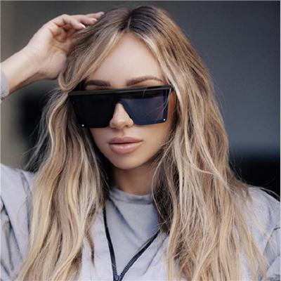 China Ease 2021 Custom Polarized Fashion One-Piece Sunglasses Adult Lens Sunglasses For Rising for sale