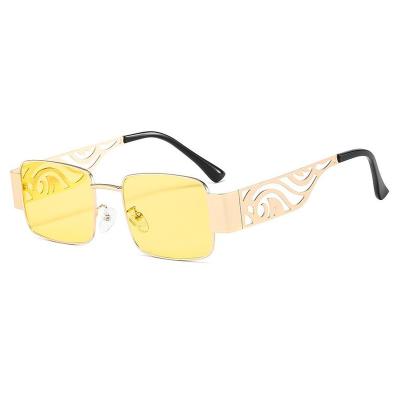 China Fashion Sunglasses OEM Own Branded Logo Masculino High Fashion Women Oculos De Sol Sun Glass Oval Sun Glasses UV400 Round Steampunk Sunglasses for sale