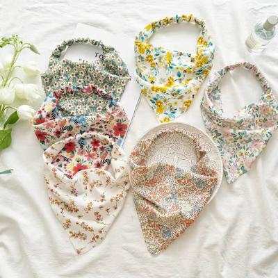 China Other New Baghead Floral Idyllic Triangle Hairband Elastic Hairband Girls Hair Accessories for sale