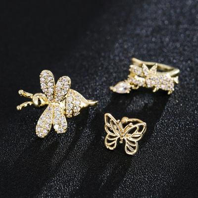 China FASHIONABLE simple many animal small zircon ear bone clip female cold wind CIA personality wholesale accessories for sale