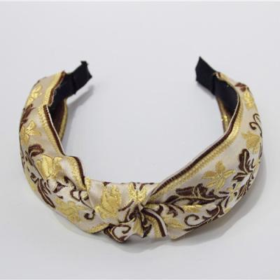 China High Quality Printed Knotted Hair Accessories Custom Korean Fashion Girls Hair Accessories Girls Printed Headbands for sale