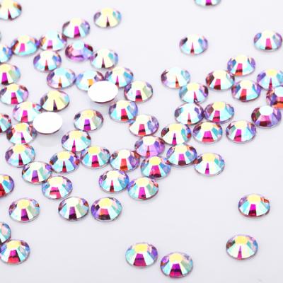 China High Quality White Flatback 3mm Flat Back AB Resin Rhinestone DIY Decoration Accessories for sale