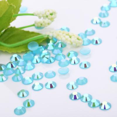 China Bags 4mm Diy Diamond Painting Accessories Blue Flat Hot Selling Jelly Ab Resin Rhinestones Bottom Round for sale