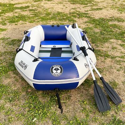 China PVC 2 Meters Professional Rowing Boats PVC Inflatable Kayak For 2-3 Person Canoe With Pump And Paddles for sale