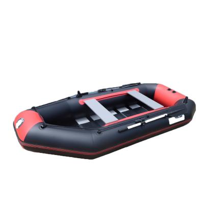 China PVC 4 Person Professional Laminated Air Floor Fishing Boat Wear Resistant Boat Set 3 m Length Rowing Boats for sale