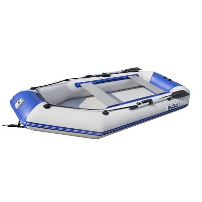 China 270cm Air Floor Boats Bangladesh Disaster Relief Boat Flood Control Inflatable Laminated Wear Resistant Rescue Fishing for sale