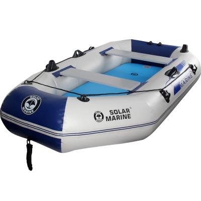 China PVC Boats Factory Outlet 2.3m 3 Person Inflatable Fishing Kayak Canoe For Sale for sale