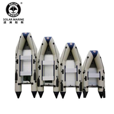 China Solarmarine Aluminum Floor 4m PVC Inflatable Boats 4 Speed ​​Sale Fishing for sale