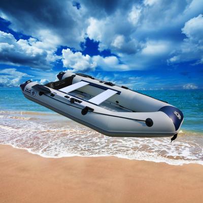 China Fishing Solarmarine 6 Person PVC Inflatable Aluminum Fishing Boat for sale