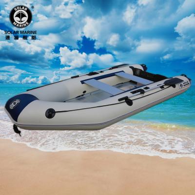 China Solarmarine 3m Floor Inflatable Aluminum PVC Mini Fishing Boat for sale