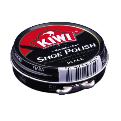 China Chemical Hot Tour Tins Solid Shoe Polish Car Wax Leather Shoes Shoes Cream With Metal Tin for sale