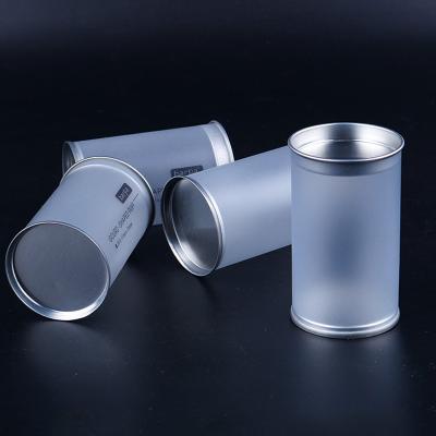 China Personal Care Round Clear Cosmetics PVC/PET Cylinder Blender Sponge Packaging Holder Tin Tube for sale