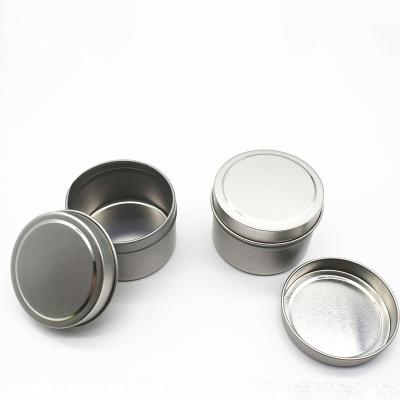 China Gift & Craft Factory Direct Sales New Product Custom Round Candle Tin Box With Lid for sale