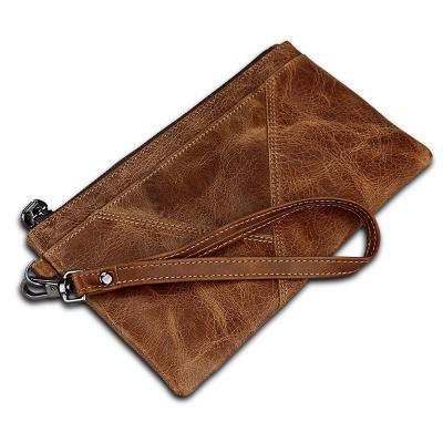 China Luxury Anti-theft Factory Price RFID Wallets Multifunctional Men Purse Clutch Bag RFID Blocking Brush RFID Blocking Men Wallet for sale