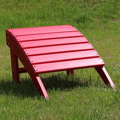 China Modern Outdoor Garden Furniture Cushion Adirondack Ottoman Style Adirondack Garden Chair Wood Wooden Beach Chair for sale