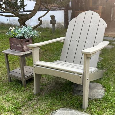 China Modern New Products HDPE Canadian Yellow Adirondack Chair Cedar Patio Furniture Folding Lounger DIY For Sale for sale