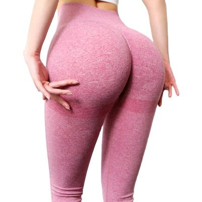 China Wholesale Running Sexy Women's Breathable Sports Shorts Seamless Women's Yoga Fitness Leggings for sale