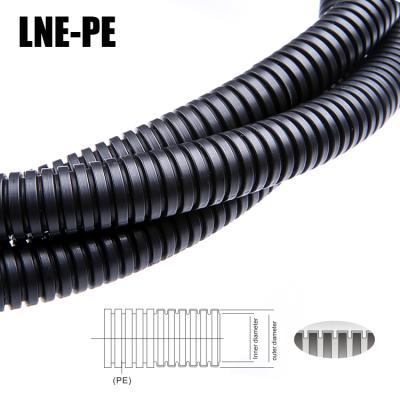 China Eco-friendly Waterproof Flexible PE Pipe Polyethylene Electrical Conduit for sale