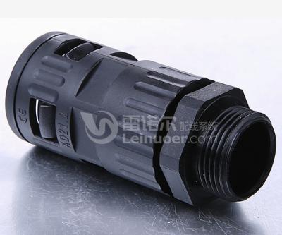 China Hose Fifting Nylon Cable Gland With Nylon Straight Connector For Plastic Conduit for sale