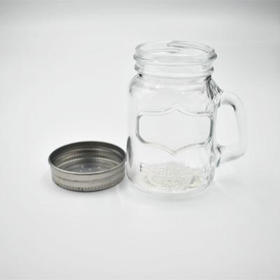 China Sustainable Selling Best Transparent Glass Salt Spice Seasoning Bottle With Handle for sale