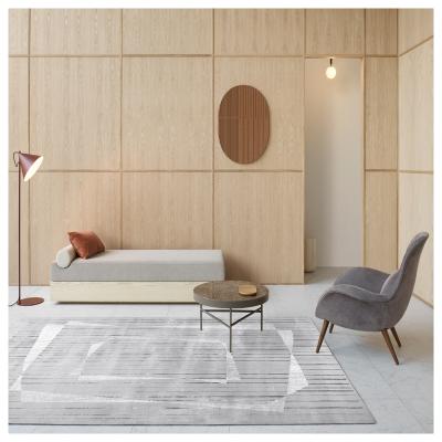 China Wilton Polypropylene/Polyester Designer Modern Interior Modern Abstract Machine Made Luxury Large Area Rug for sale