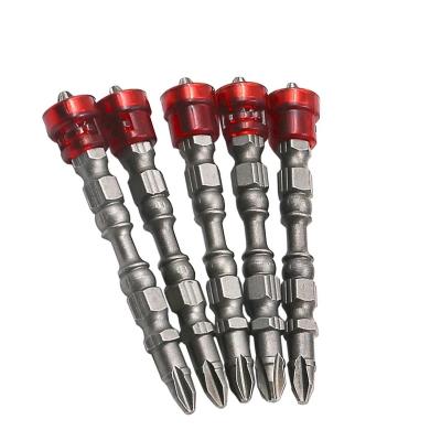 China HONGYI Steel Precision Double End Super Magnetic Universal With Coils S2 Screwdriver Multiple Color Screwdriver Drill Bits for sale