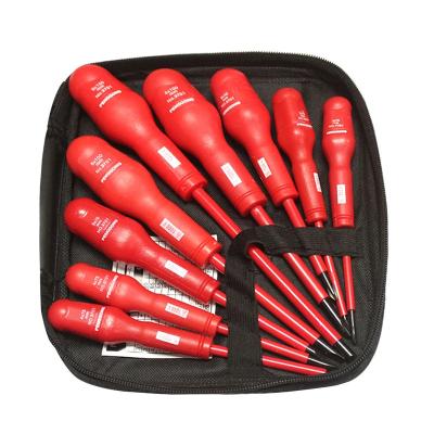 China HONGYI Cross Multifunctional Electrician 1000V Phillips Slot Screwdriver Set Ph0 Ph1 Ph2 SL3 SL4 SL5 Insulated Screwdriver Tool Kits for sale