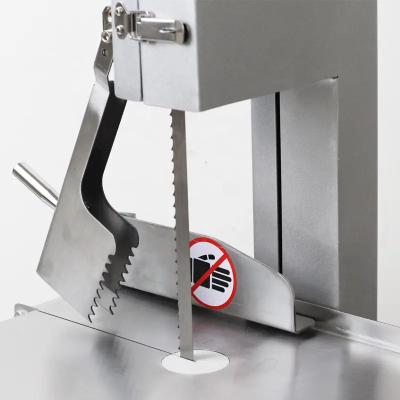 China High Efficiency Electric Commercial Meat Slicing Band Saw Frozen Steak Fish Pork Cows Meat Bone Meat Band Saw Machine for sale