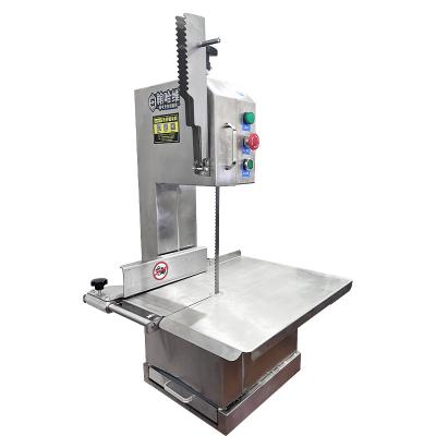 China High Efficiency Industrial Commercial Table Electric Frozen Meat Steak Bone Band Saw Cutter Slicing Cutting Machine for sale