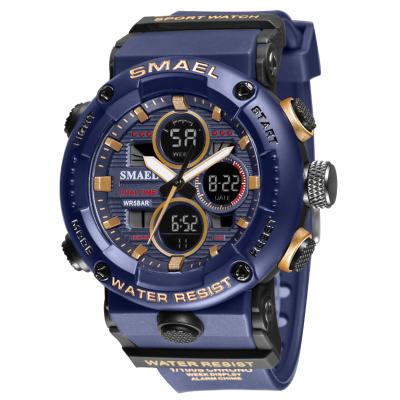 China SMAEL 8038 Alarm Couple Army Watch Military Sports Led Fashion Digital Waterproof Wrist Watch for sale