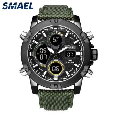 China Waterproof Alarm SMAEL1325 Men Sport Alloy Wrist Watch Quartz Digital Watch for sale