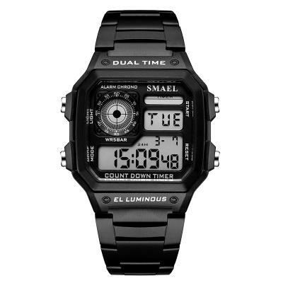 China New Automatic Date SMAEL 1818 Quartz Watch Water Resistant Digital Wrist Watch for sale