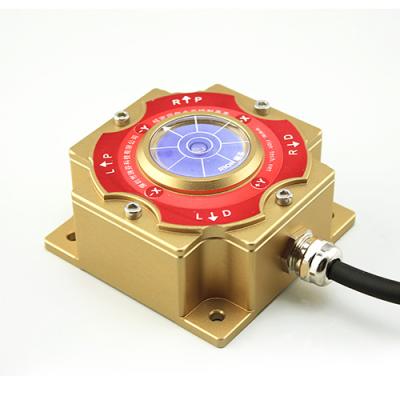 China Adjustable Position Sensor 4 Direction Measurement Alarm Shershold Value Slope Angle Alarm IP67 Switch/Relay Output for sale