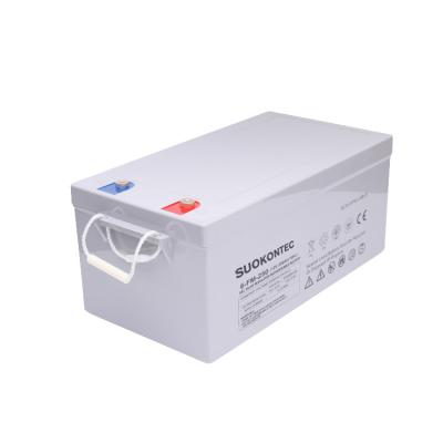 China Home Appliances Solar Powered Storage Appliances Storage Battery 12v 250ah UPS Deep Cycle Solar Gel Battery for sale