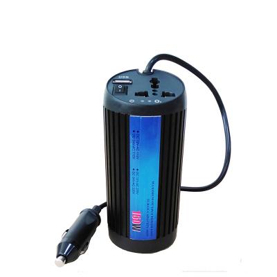 China Car power inverter 12v dc to 220v 150W ac portable usb car dc to ac power inverter 145*65mm for sale