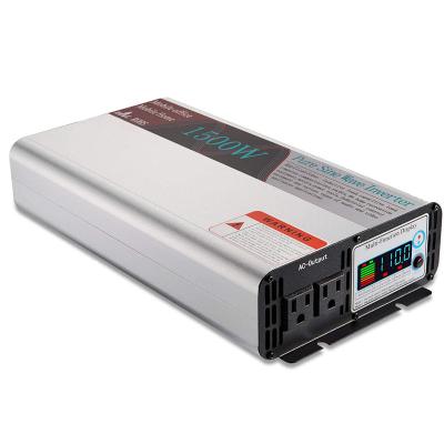 China Full Power House /Car Solar /Solar Wave DC 1500W 12V 24V 48V 60V To AC 100V 110V 120V 220V 1500 Watt Inverter for sale