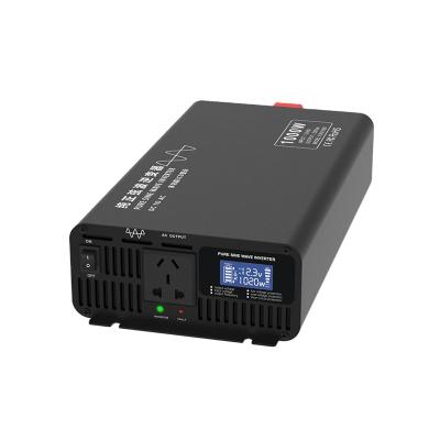 China Home 1000w vehicle/grid/home 12v 24v 48v dc to ac 100v 110v 120v pure sine wave car power inverter for sale