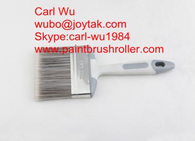 China Natural bristle Chinese bristle synthetic mix paint brush wood handle plastic handle 4 inch PB-001 for sale