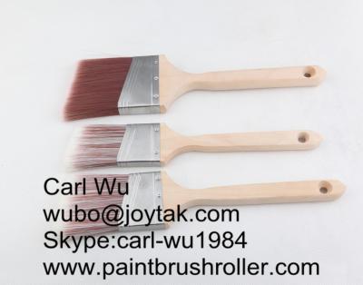 China Natural bristle Chinese bristle synthetic mix 3 piece paint brush sets wood handle plastic handle 2 inch PBS-014 for sale